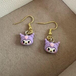 Handcrafted Earrings, Cute Rabbit Resin Charms